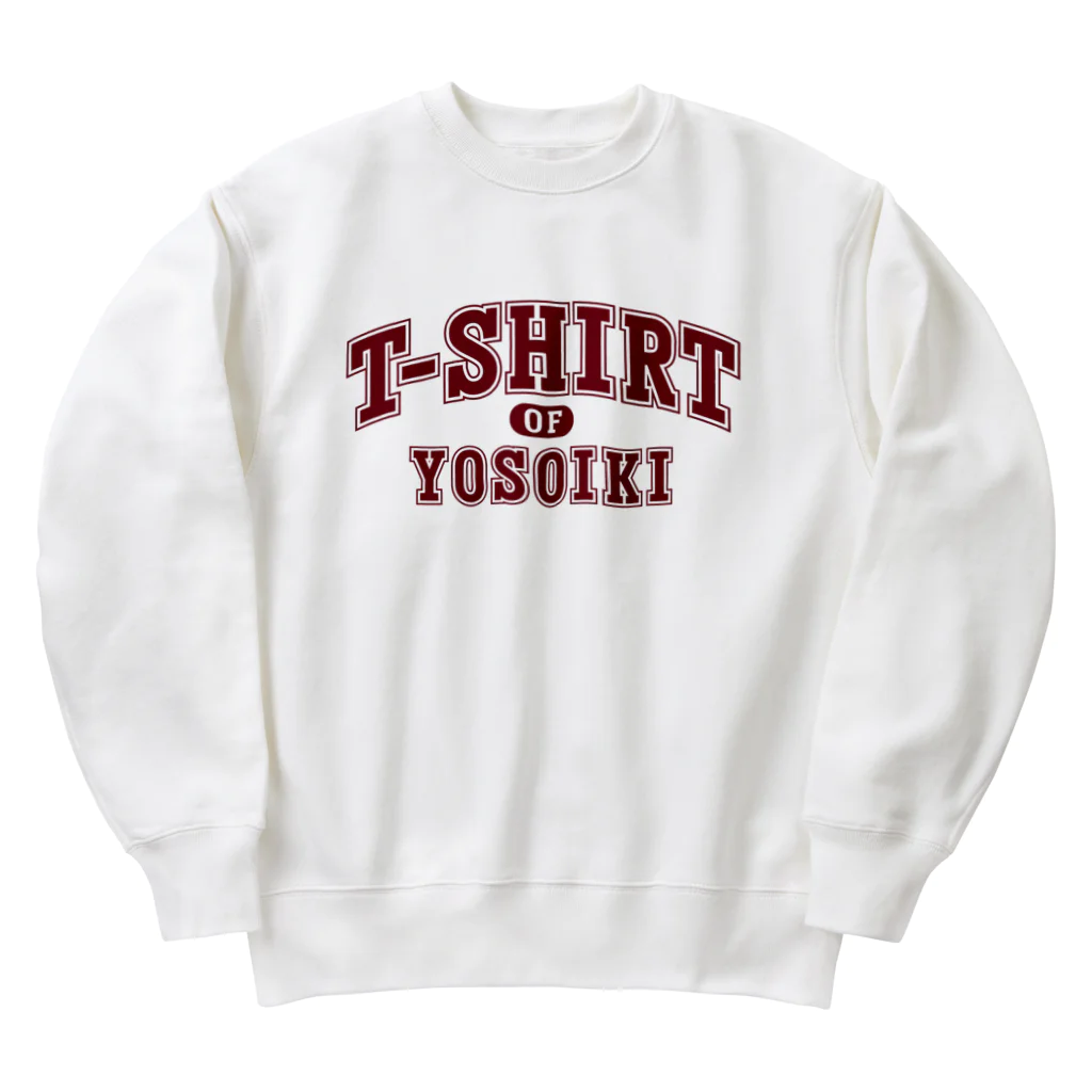 グラフィンのよそいきのTシャツ　エンジ Heavyweight Crew Neck Sweatshirt