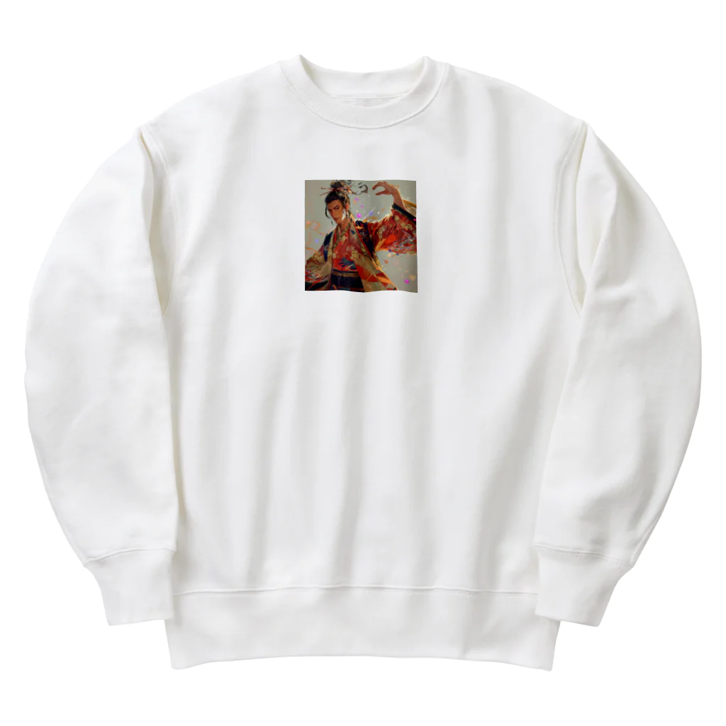 AQUAMETAVERSEの戦国レイブ　Tomoe bb 2712 Heavyweight Crew Neck Sweatshirt