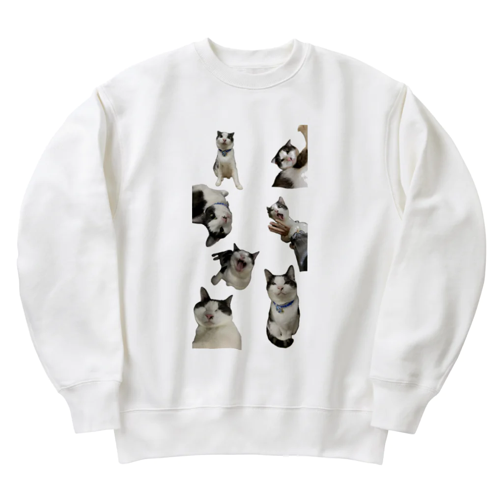 ネコノミコンみみかの実家の姫　レオン Heavyweight Crew Neck Sweatshirt