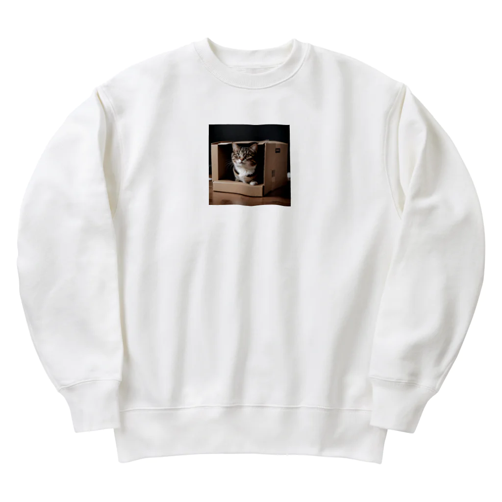 jaguar3のダンボール猫 Heavyweight Crew Neck Sweatshirt