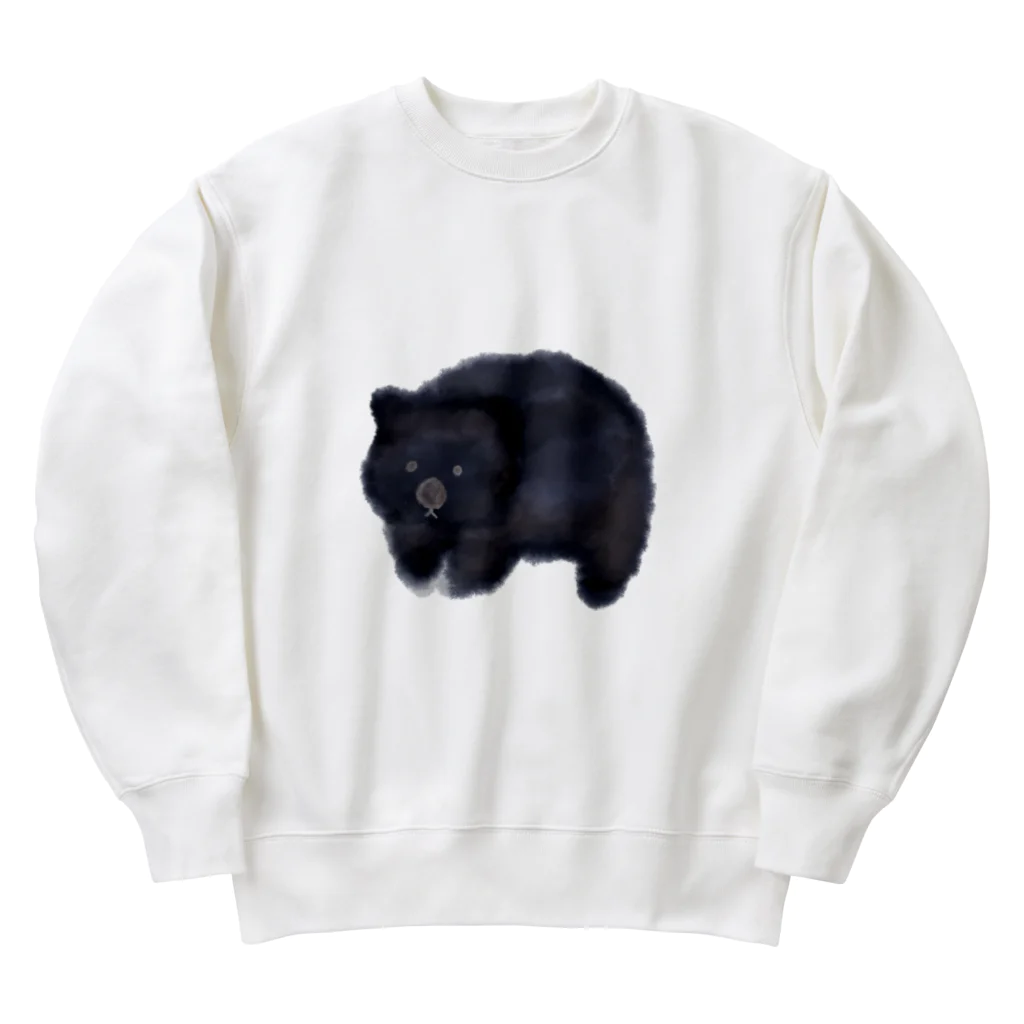 ゆきの絵です。のウォンバット Heavyweight Crew Neck Sweatshirt