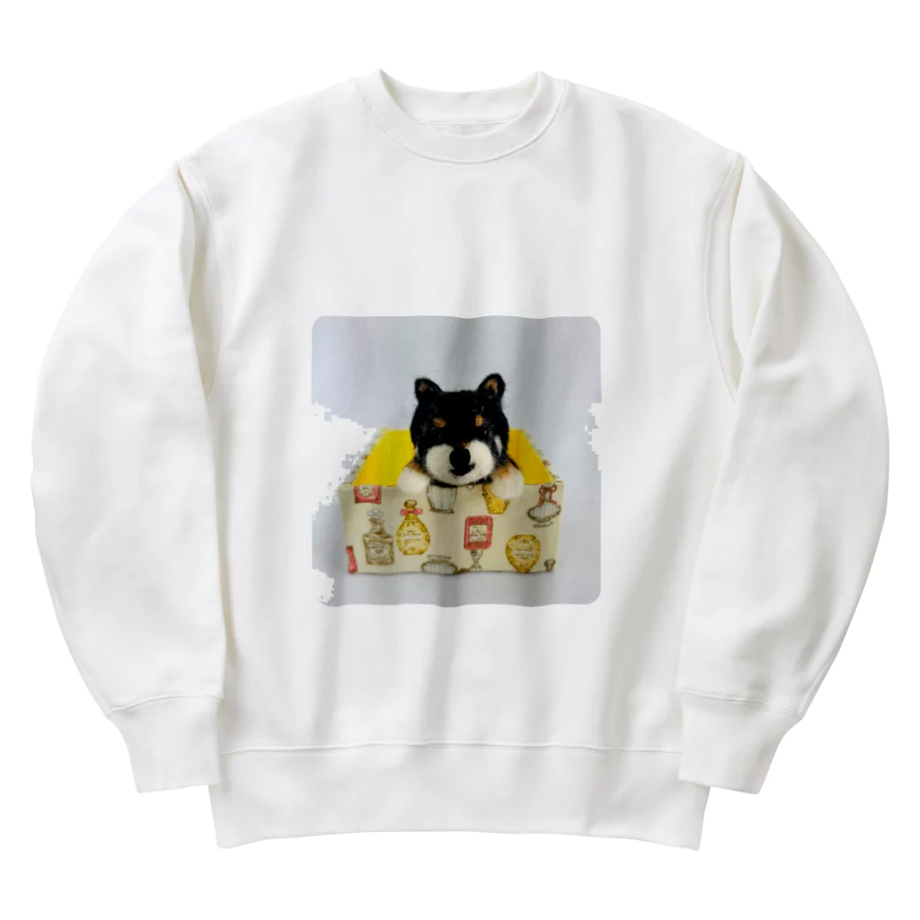 黒柴むさし君の黒柴むさし Heavyweight Crew Neck Sweatshirt