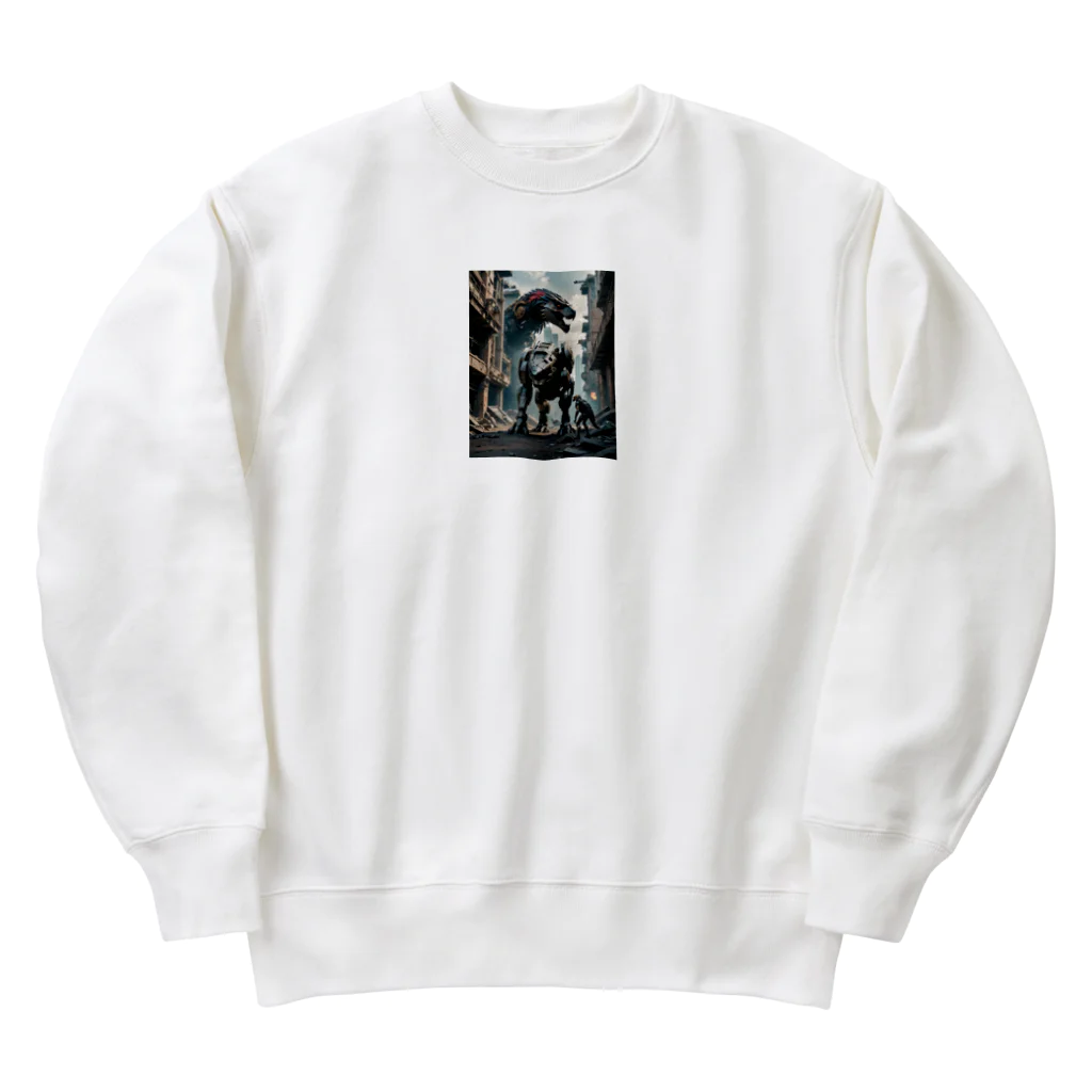 OTIRUBUTUBUTUのゴジラ？ Heavyweight Crew Neck Sweatshirt