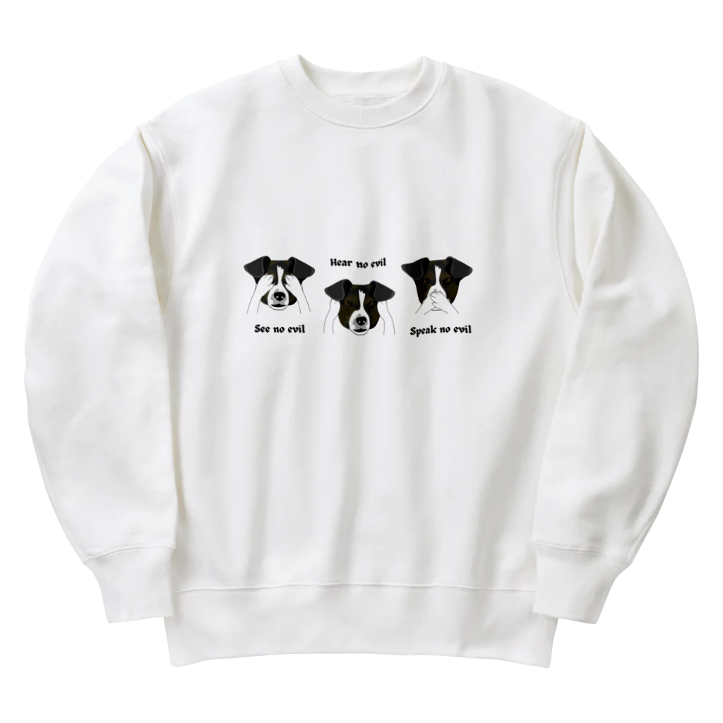 AwagoModeのsea no evil, hear no evil, speak no evil (30) Heavyweight Crew Neck Sweatshirt