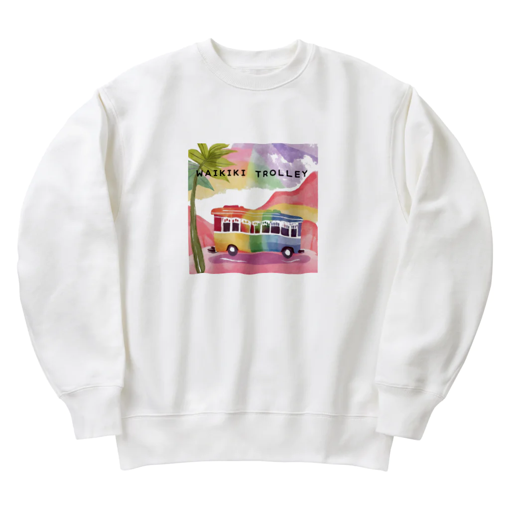 ハワイライフのWAIKIKI TROLLEY Heavyweight Crew Neck Sweatshirt