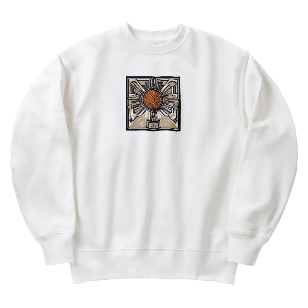 uchiiiiiのバスケ🏀 Heavyweight Crew Neck Sweatshirt