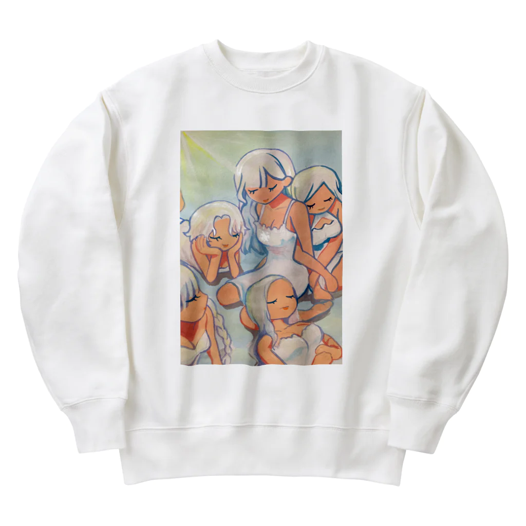 名川の楽園の女の子たち Heavyweight Crew Neck Sweatshirt