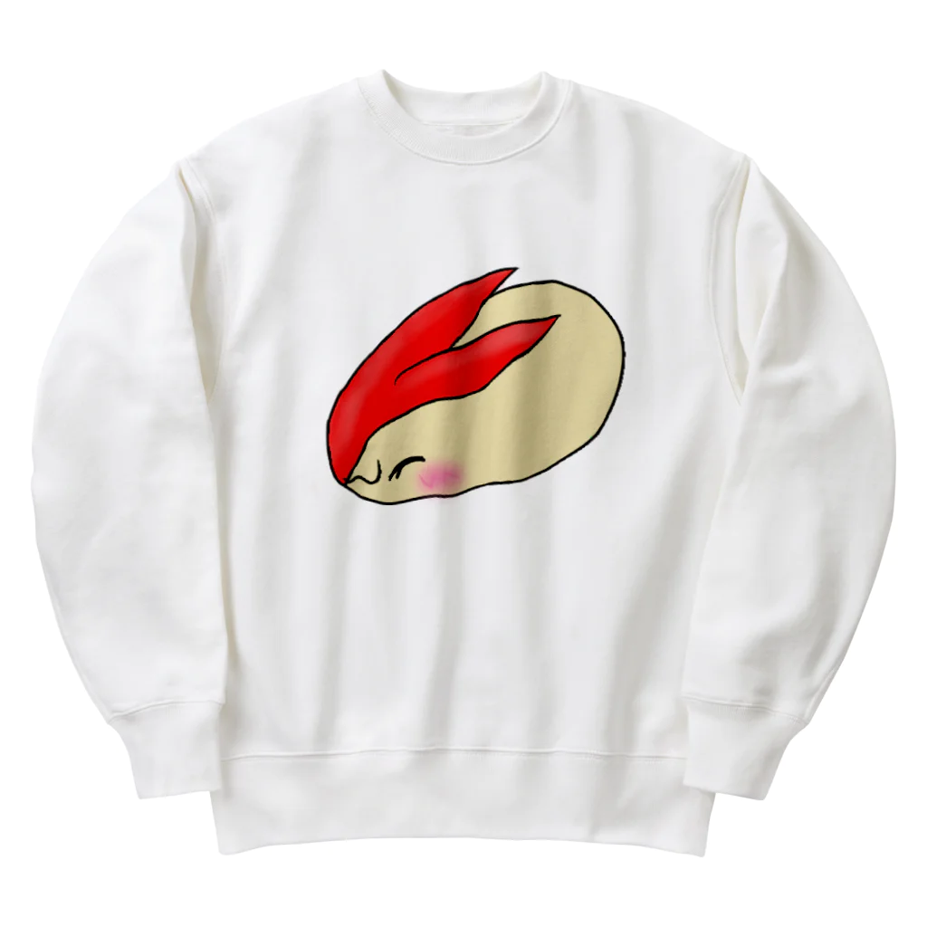 Lily bird（リリーバード）の優しいうさぎリンゴちゃん Heavyweight Crew Neck Sweatshirt