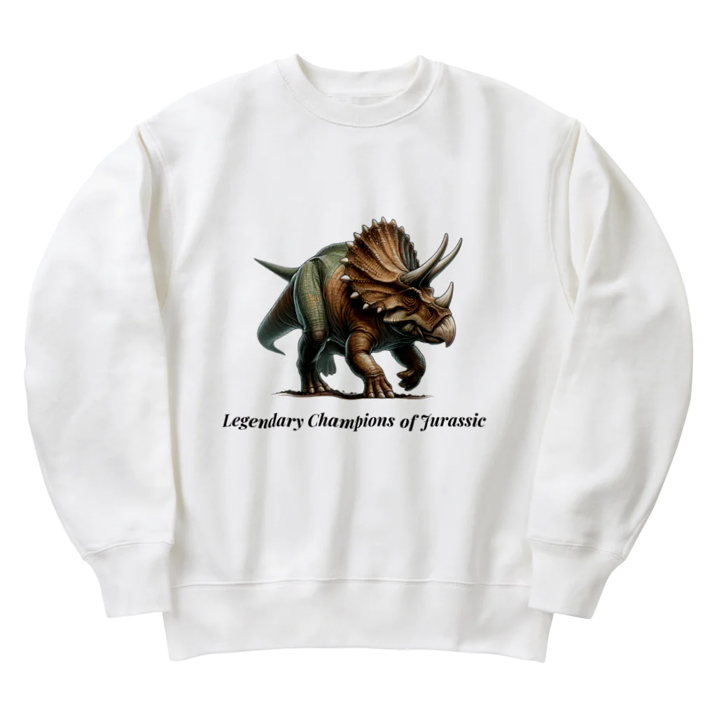 チェリモヤのジュラシックの伝説の英雄 02 Heavyweight Crew Neck Sweatshirt