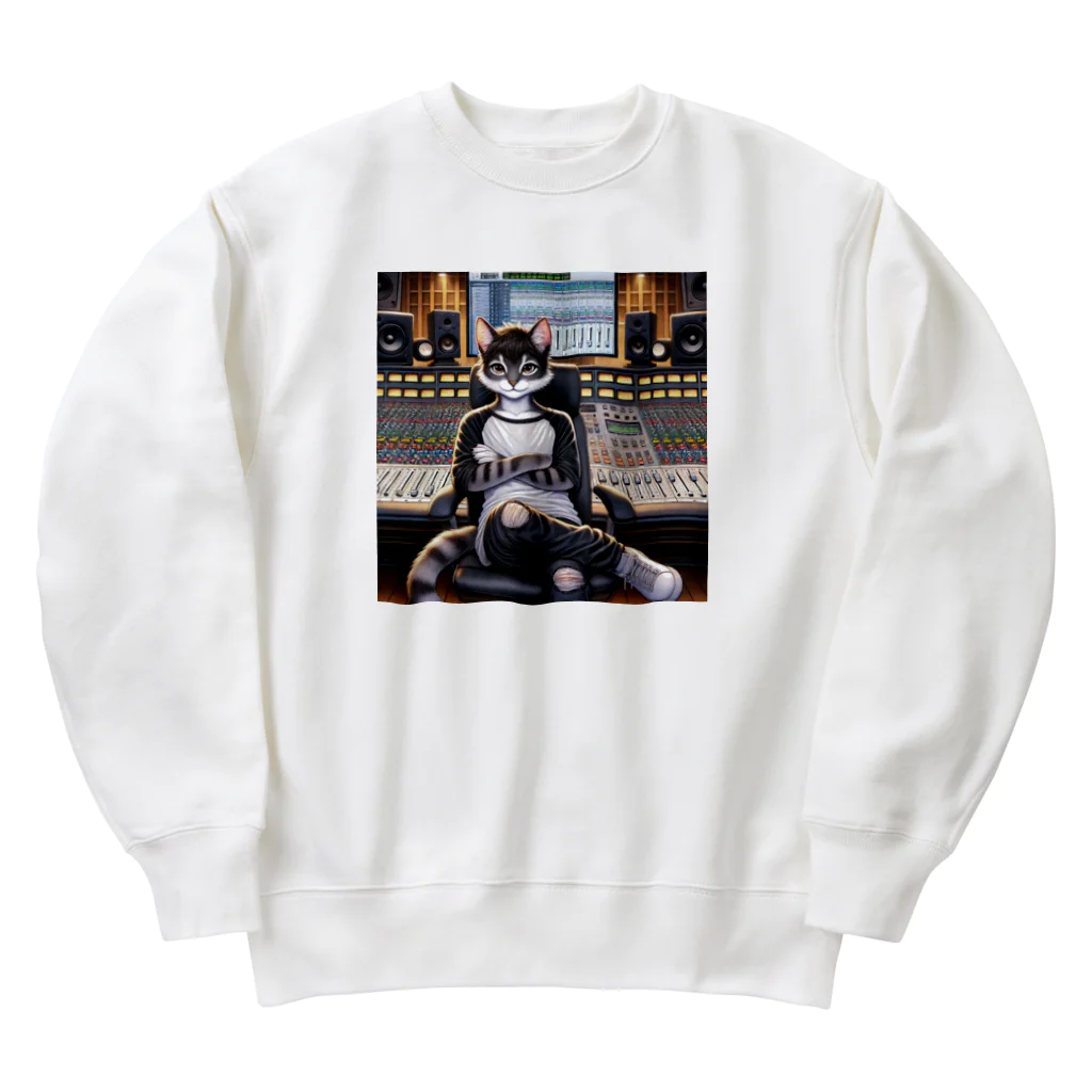 ２５GoodsShopのミキサー猫A Heavyweight Crew Neck Sweatshirt