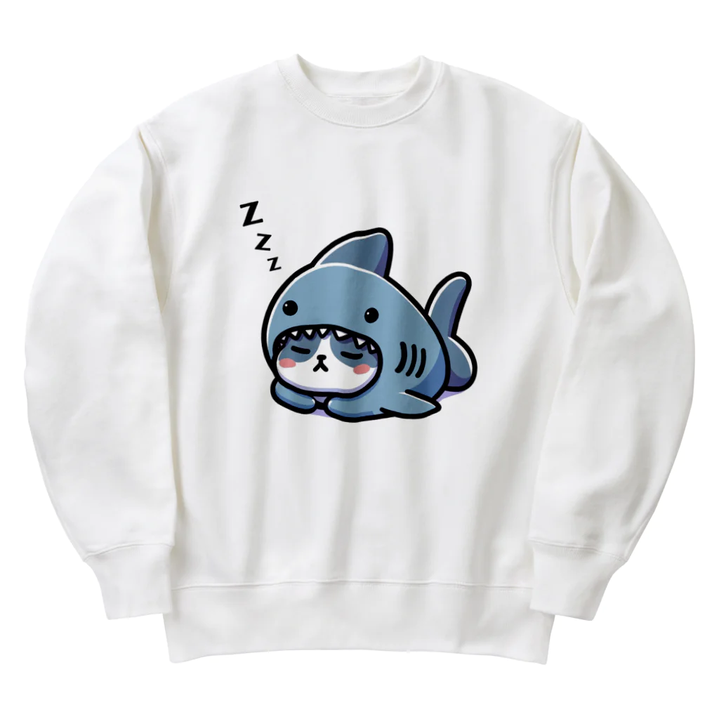 きぐるみあにまるず！のすやすや着ぐるみネコ Heavyweight Crew Neck Sweatshirt