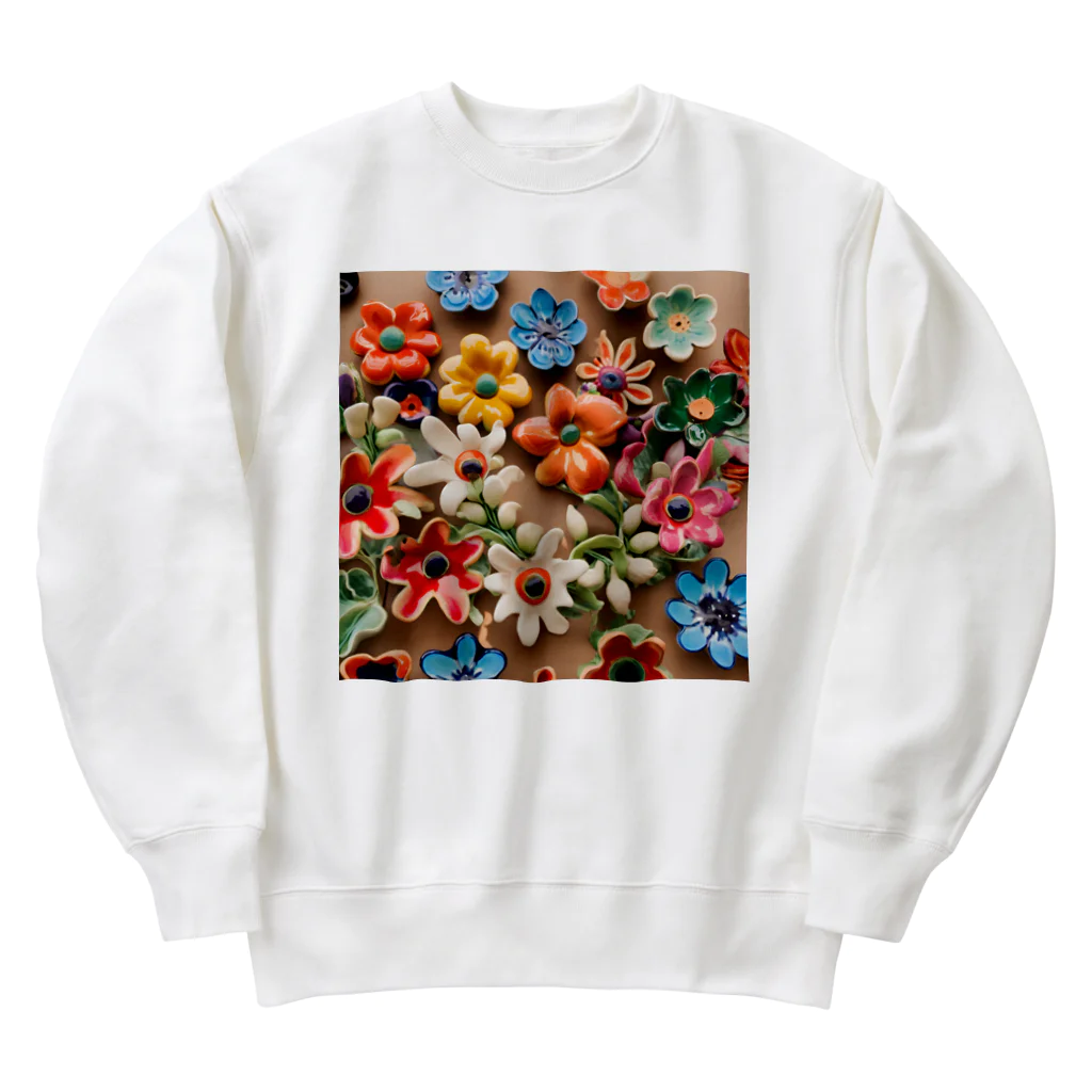 HOSHI-TANEKO🌠の🌺かわいいアクセサリーたち✨ Heavyweight Crew Neck Sweatshirt