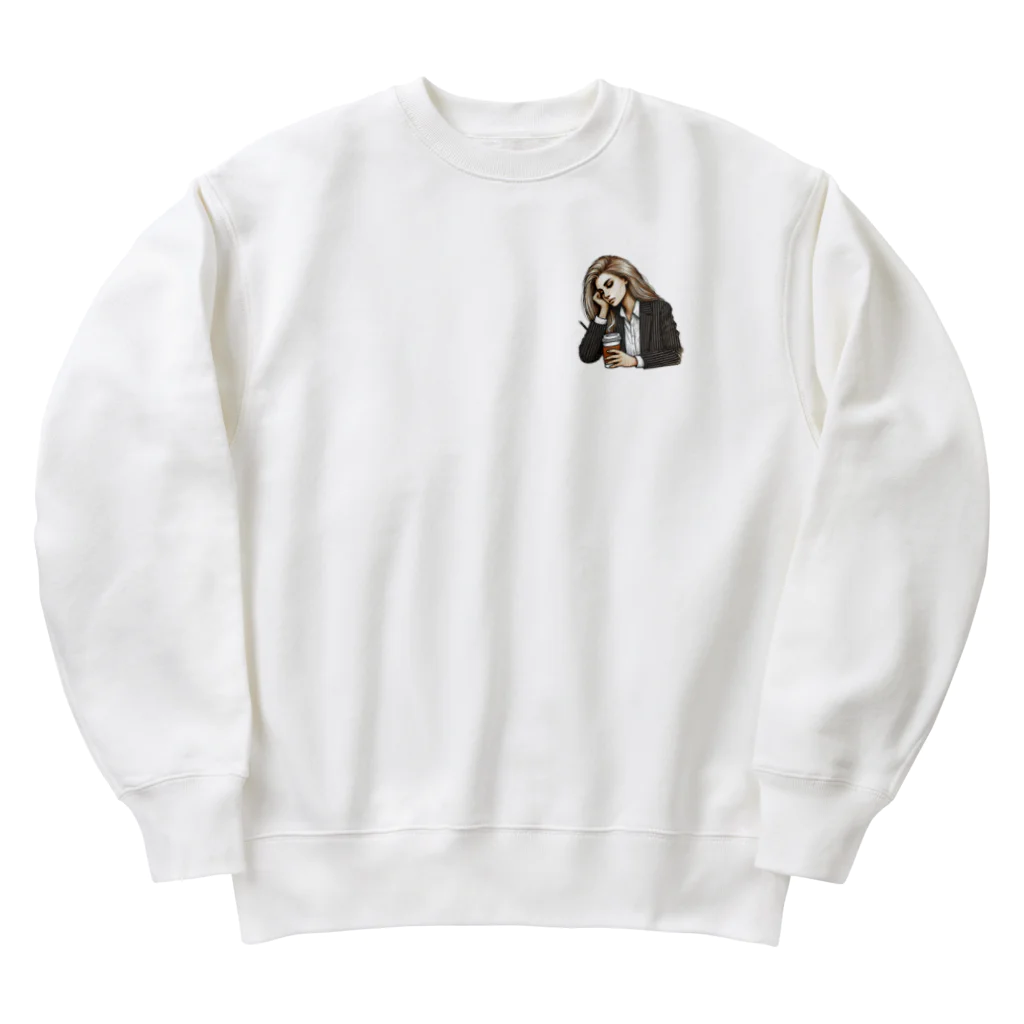 ETOWA_TOWAのDaydreaming Desk Diva Heavyweight Crew Neck Sweatshirt