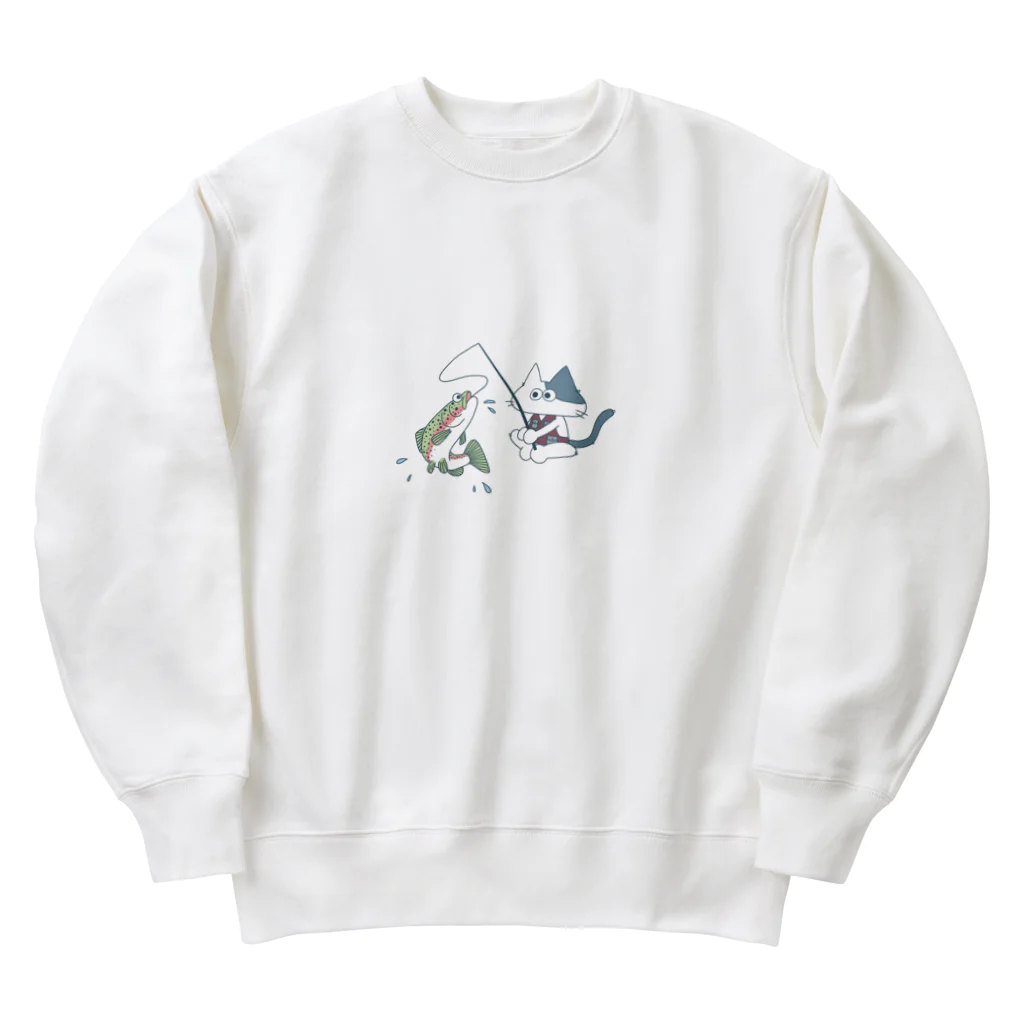 pomtoftonのFishing Cat  Heavyweight Crew Neck Sweatshirt