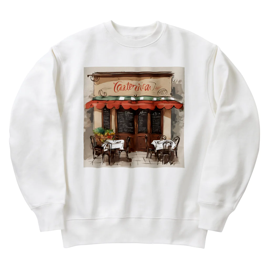 HOSHI-TANEKO🌠の☕✨おしゃれなカフェテリア💕 Heavyweight Crew Neck Sweatshirt