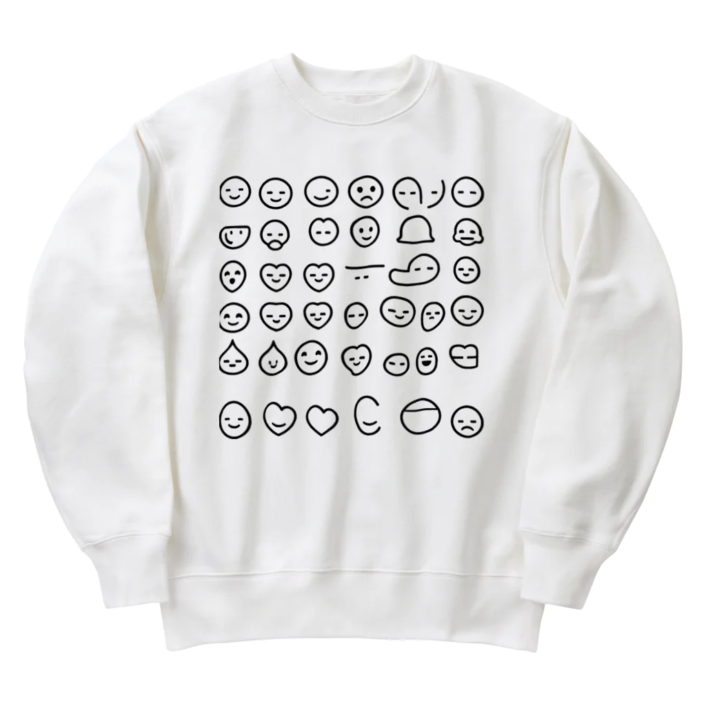 8890の絵文字 Heavyweight Crew Neck Sweatshirt