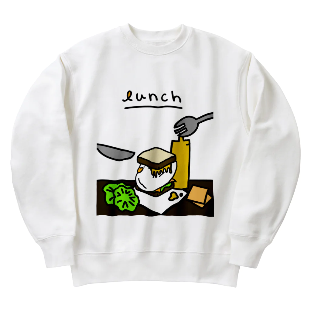 Ahiru_guwaguwaのアヒルサンド Heavyweight Crew Neck Sweatshirt