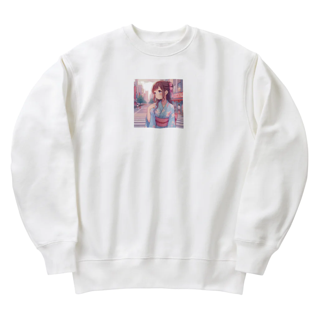 yukatagirlsの「あの人、まだかなあ？」 Heavyweight Crew Neck Sweatshirt