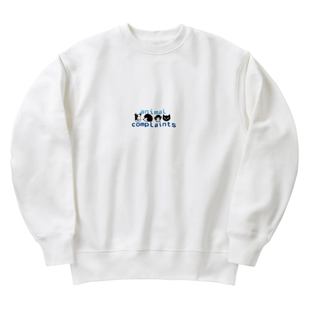 animal complaintsのハリネズミ Heavyweight Crew Neck Sweatshirt