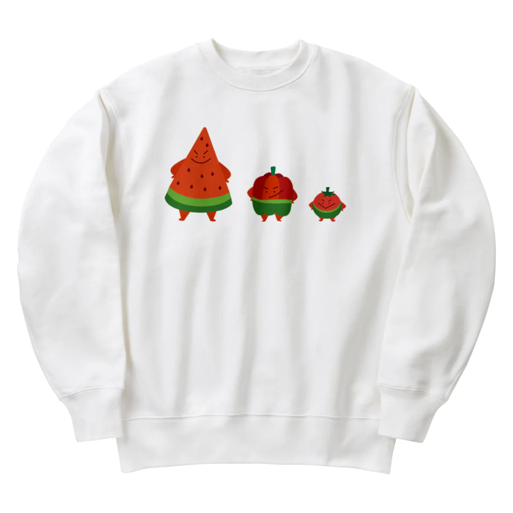 yuuhaの夏野菜 Heavyweight Crew Neck Sweatshirt