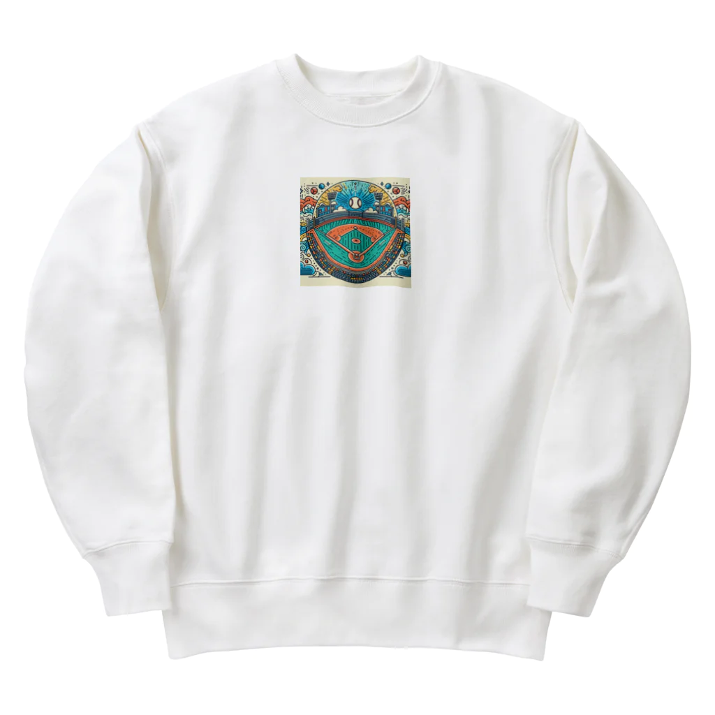 SHO_KANの野球 Heavyweight Crew Neck Sweatshirt