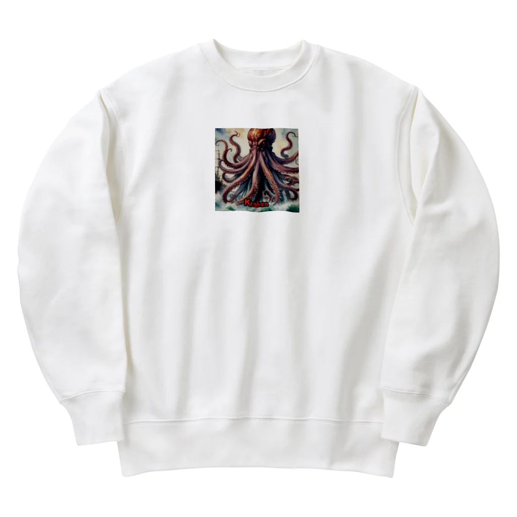 nkbg50のモンスターシリーズ（リアル）：Kraken Heavyweight Crew Neck Sweatshirt