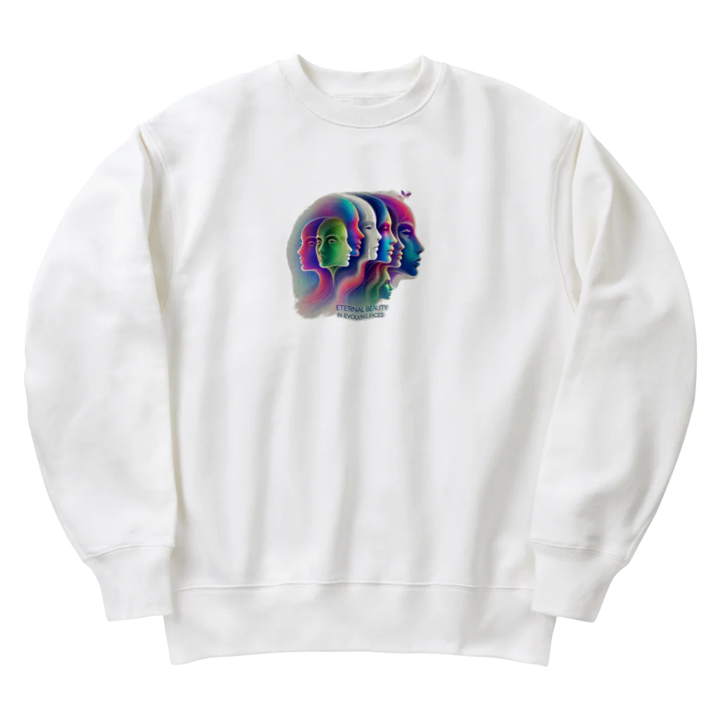 CHOCOLATEAの「進化する顔の中の永遠の美」 Heavyweight Crew Neck Sweatshirt