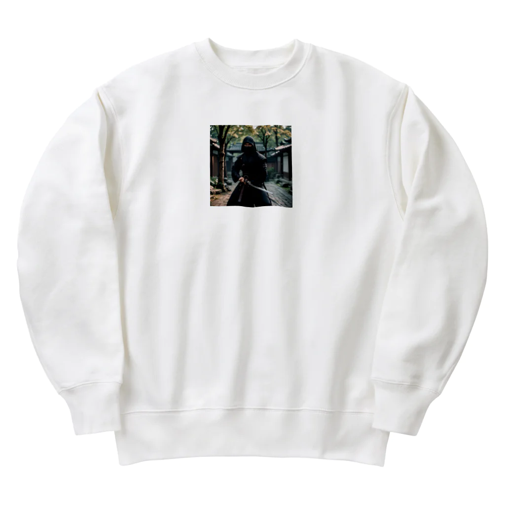 KZ198の忍者1 Heavyweight Crew Neck Sweatshirt