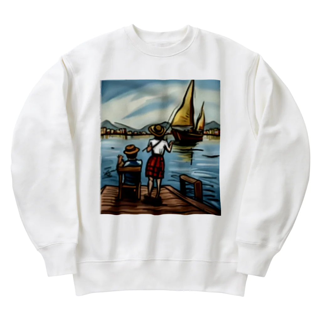 Ppit8の夏の思い出 Heavyweight Crew Neck Sweatshirt