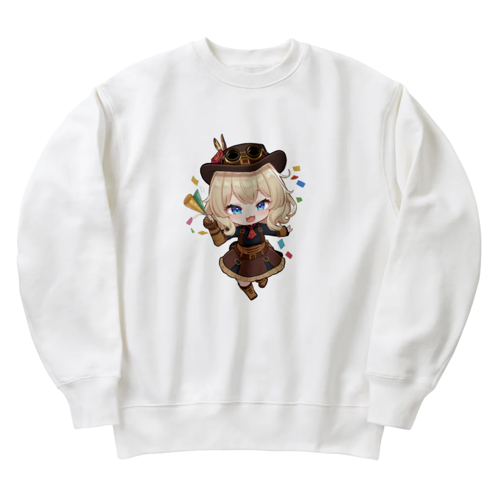 NO MAGIC RELIC HUNTERのNO MAGIC RELIC HUNTER #セレニウム ちゃんお祝い Heavyweight Crew Neck Sweatshirt