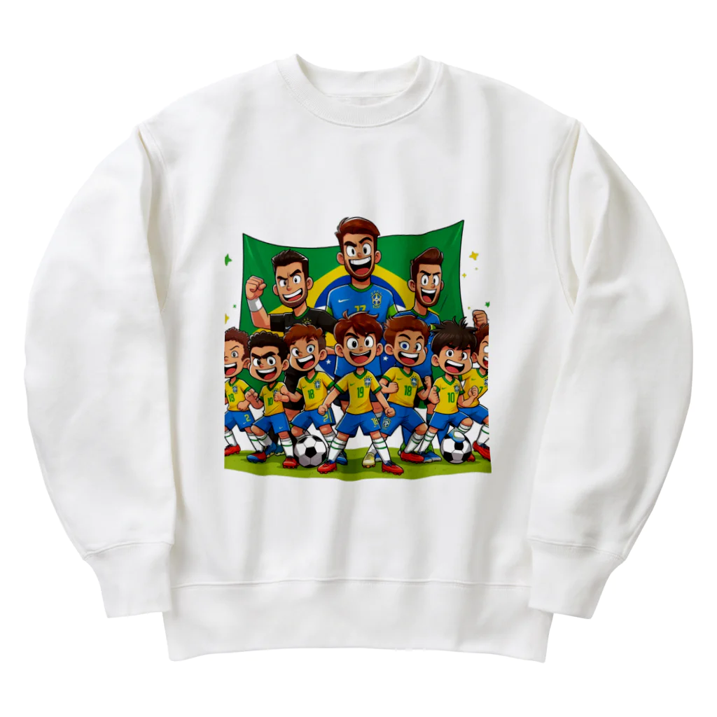 fantasista11のサッカー小僧 Heavyweight Crew Neck Sweatshirt