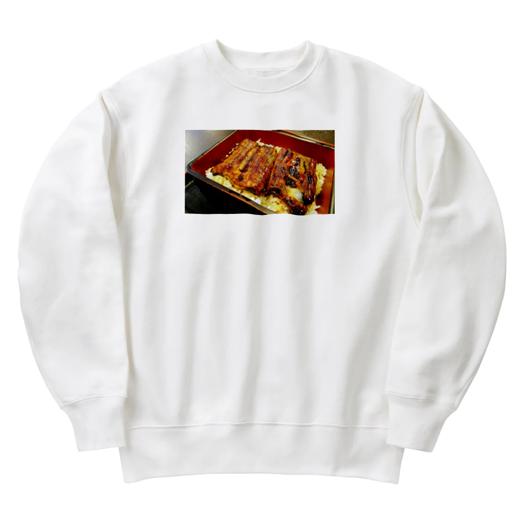 morinoyouseiの元気がでるのは、やっぱりうなぎ丼！ Heavyweight Crew Neck Sweatshirt