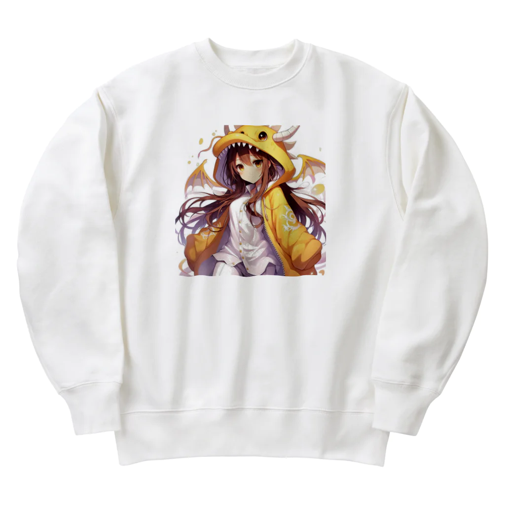 dramusumeの季節外れなドラ娘 Heavyweight Crew Neck Sweatshirt