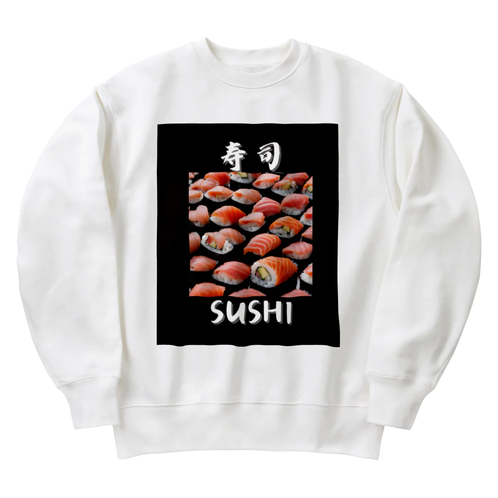 M-Y-Hの外国人に人気の寿司 Heavyweight Crew Neck Sweatshirt