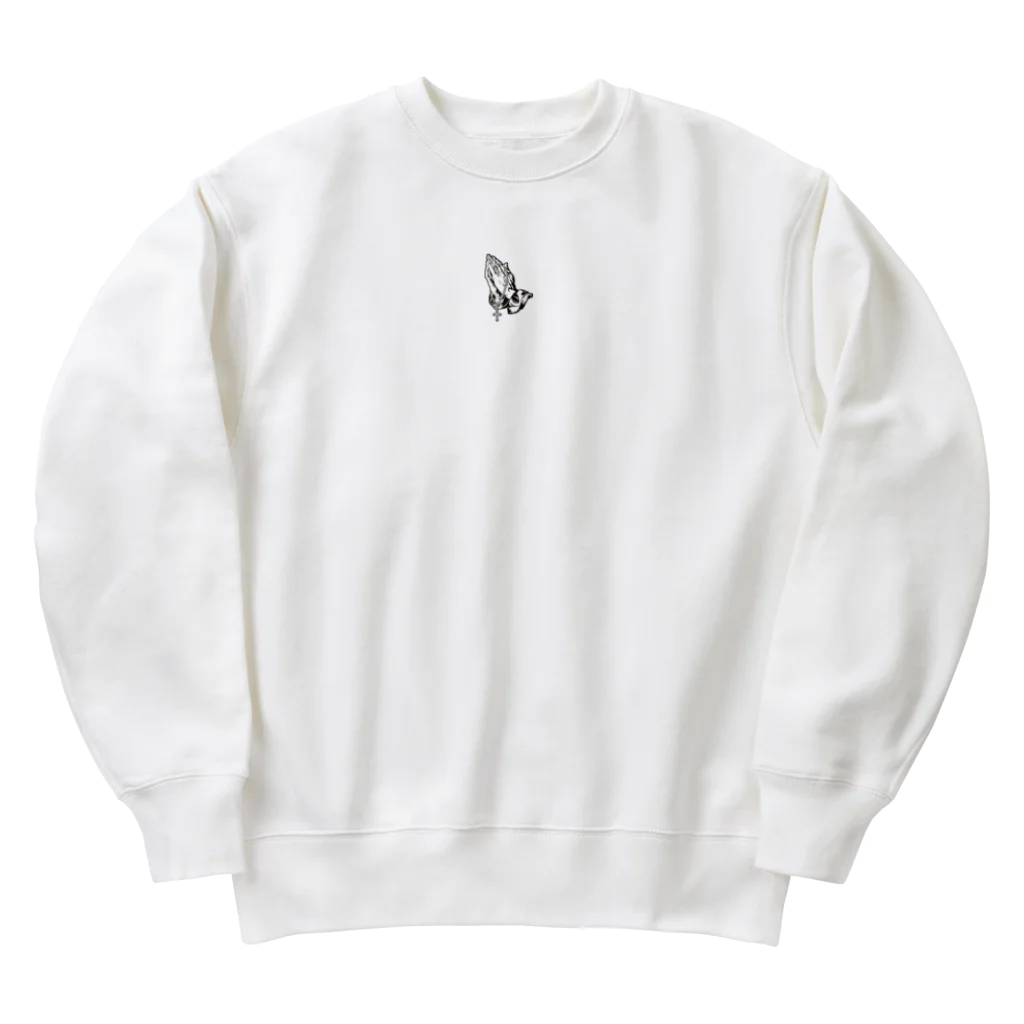 YT4451の祈り手 Heavyweight Crew Neck Sweatshirt