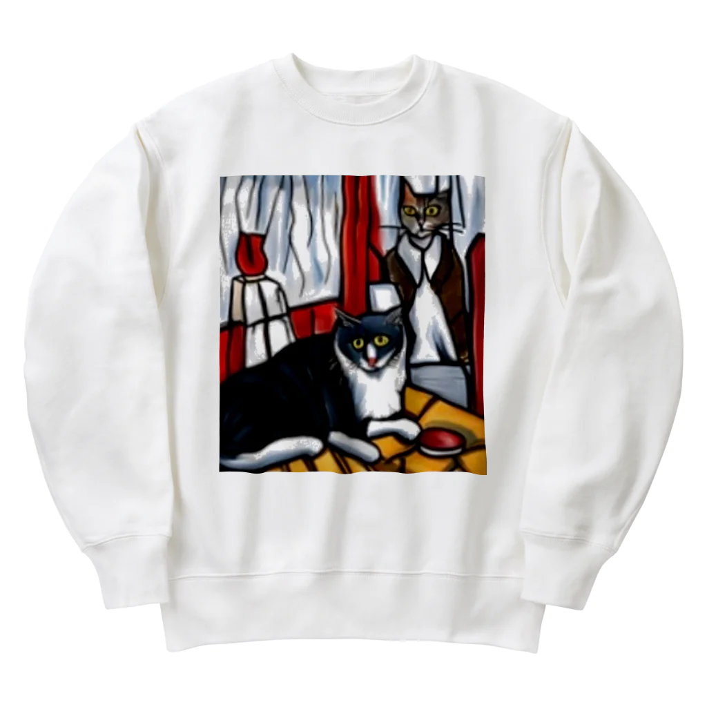 Ppit8の名探偵の秘密基地 Heavyweight Crew Neck Sweatshirt