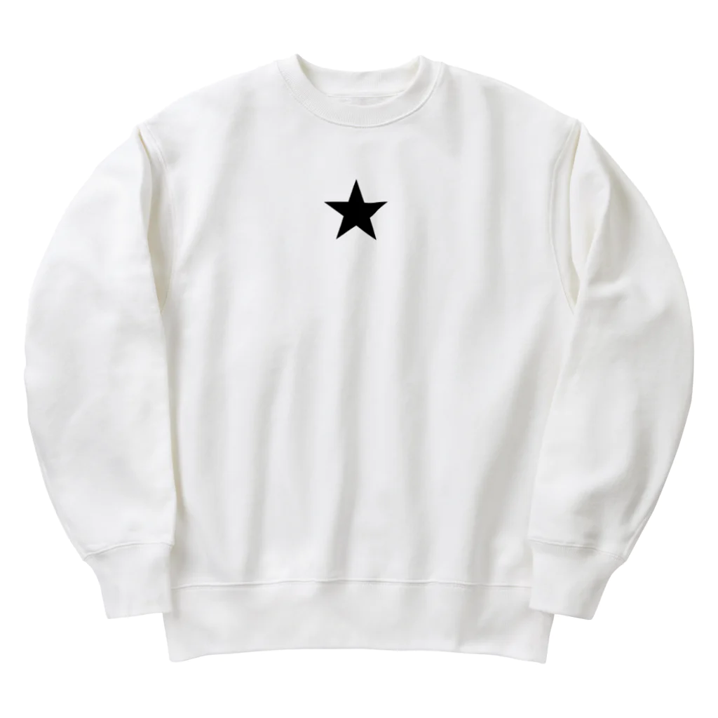 DRIPPEDのBLACK STAR REVIVAL-GTO STAR リバイバル-(黒星・ワンスター)Tシャツ Heavyweight Crew Neck Sweatshirt