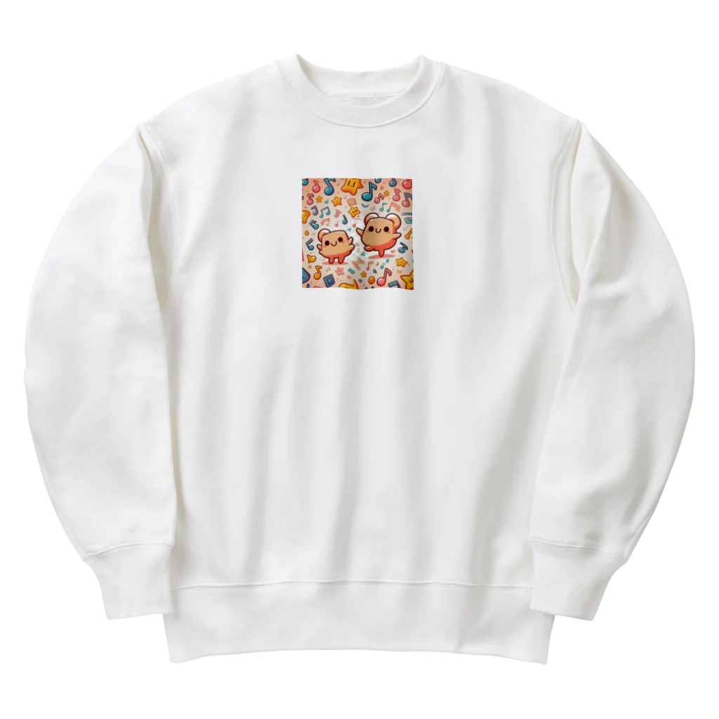 フルヤの音楽と喜びの不思議キャラクター Heavyweight Crew Neck Sweatshirt