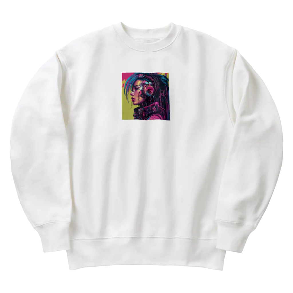 Appoのパンクガール Heavyweight Crew Neck Sweatshirt