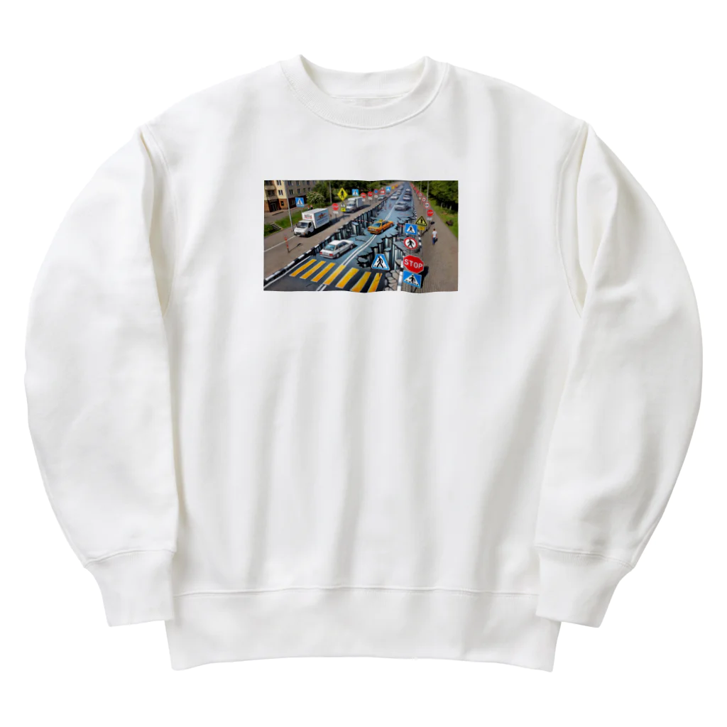 happiness_shopの事故のない未来へ Heavyweight Crew Neck Sweatshirt