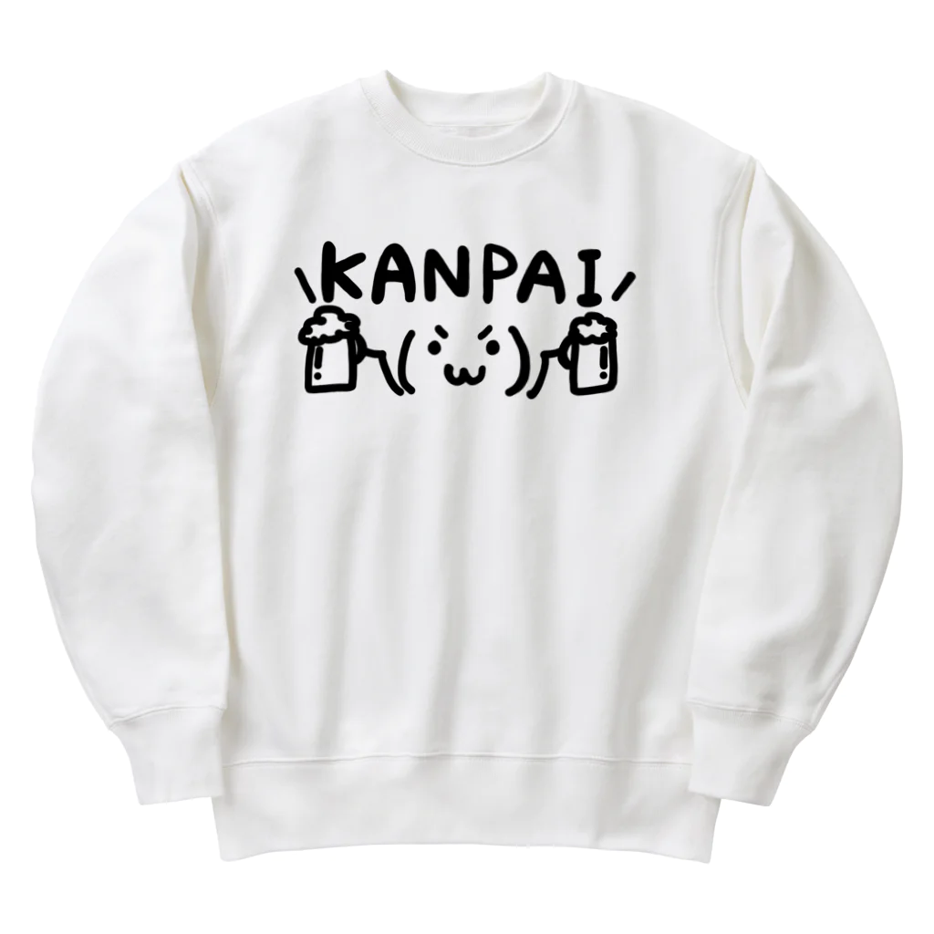 うゎぁぁぁぁあ！！！のかんぱいどゃぁ〜ん Heavyweight Crew Neck Sweatshirt