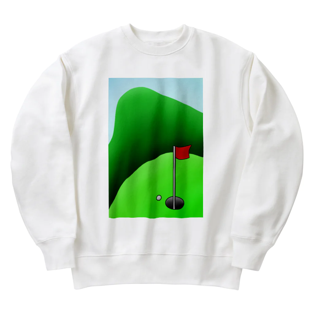 Lily bird（リリーバード）の長くのびるゴルフ場 Heavyweight Crew Neck Sweatshirt