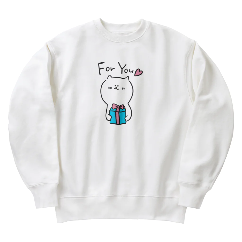 kuraokurakoのねこころこ。 Heavyweight Crew Neck Sweatshirt