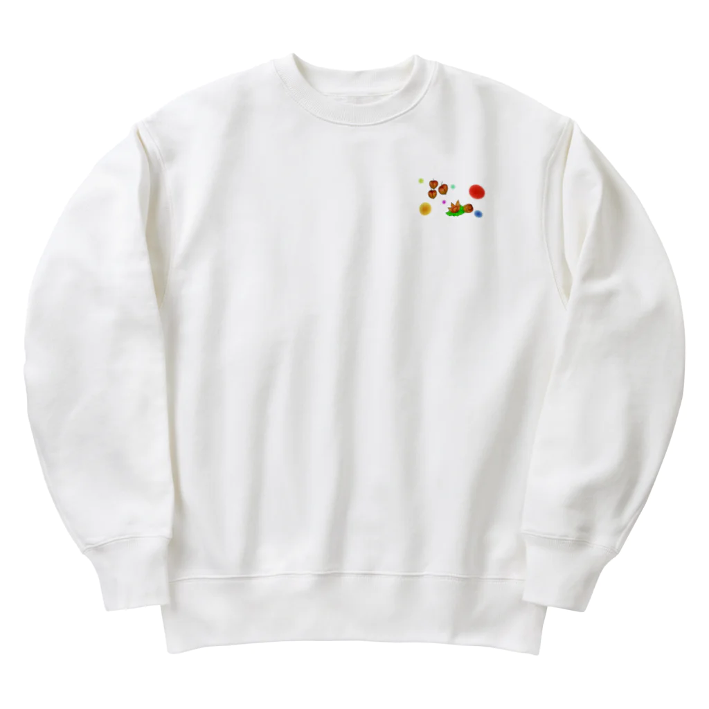 Lily bird（リリーバード）のホオズキ 水玉パターン Heavyweight Crew Neck Sweatshirt