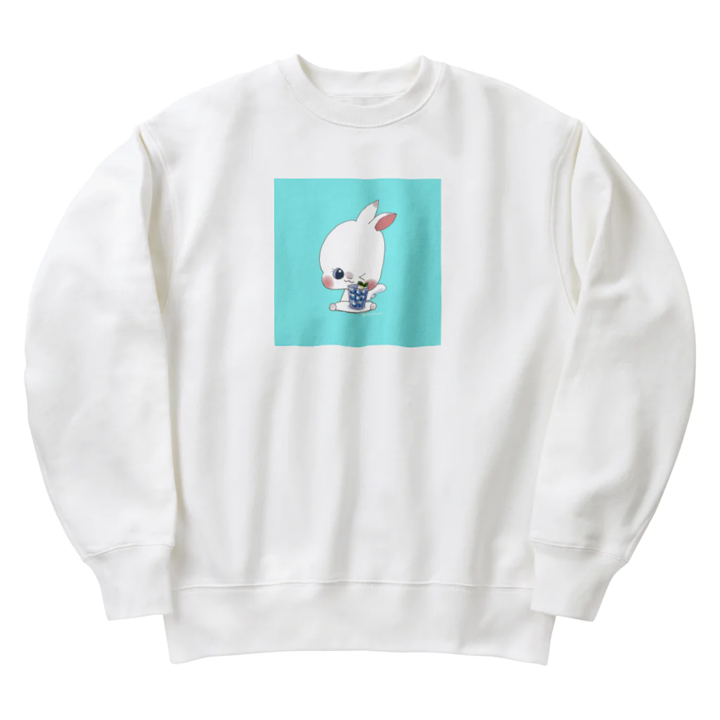 Cosmic TM colorsのこいたんとソーダ味の寒天ゼリー Heavyweight Crew Neck Sweatshirt