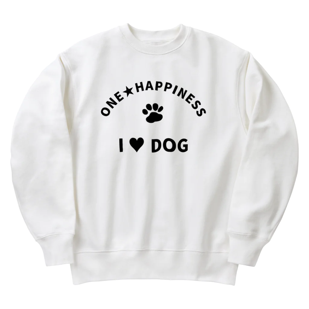 onehappinessのI LOVE DOG　ONEHAPPINESS Heavyweight Crew Neck Sweatshirt