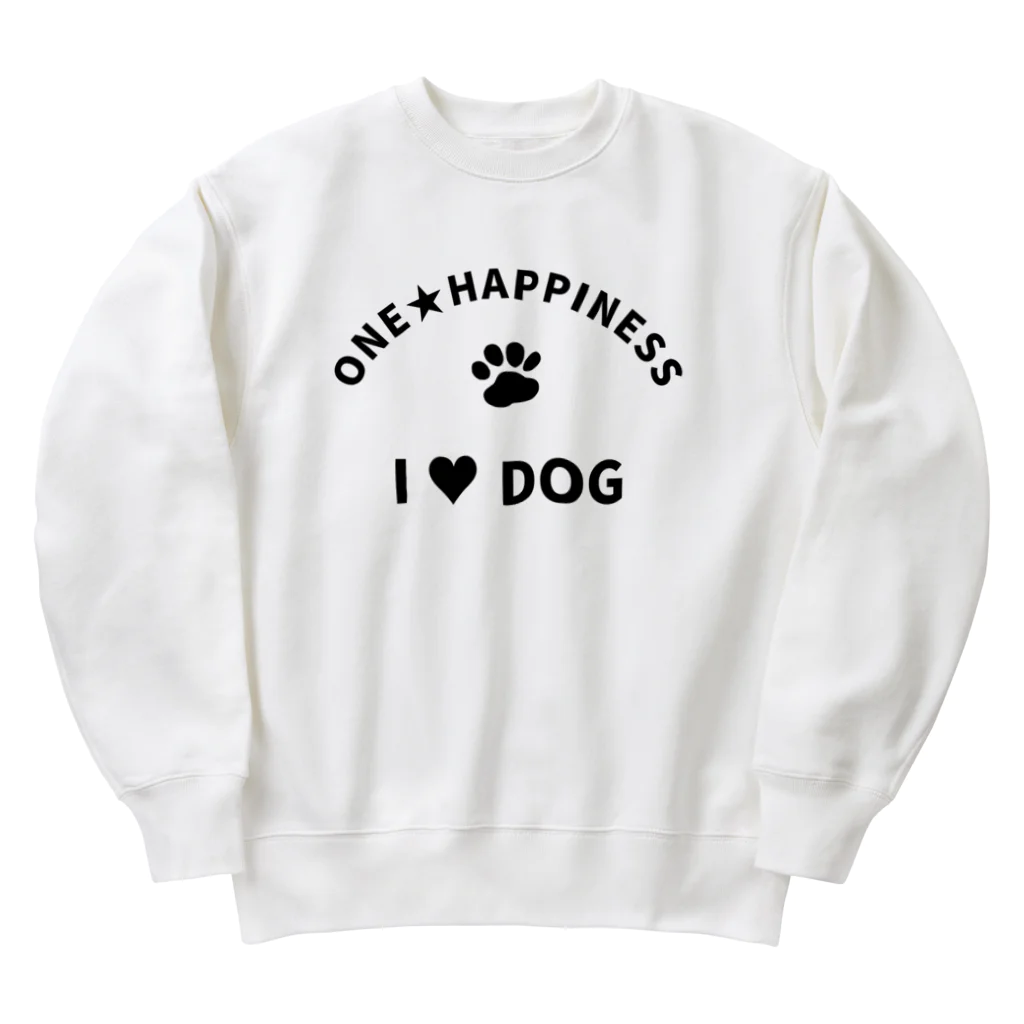 onehappinessのI LOVE DOG　ONEHAPPINESS ヘビーウェイトスウェット