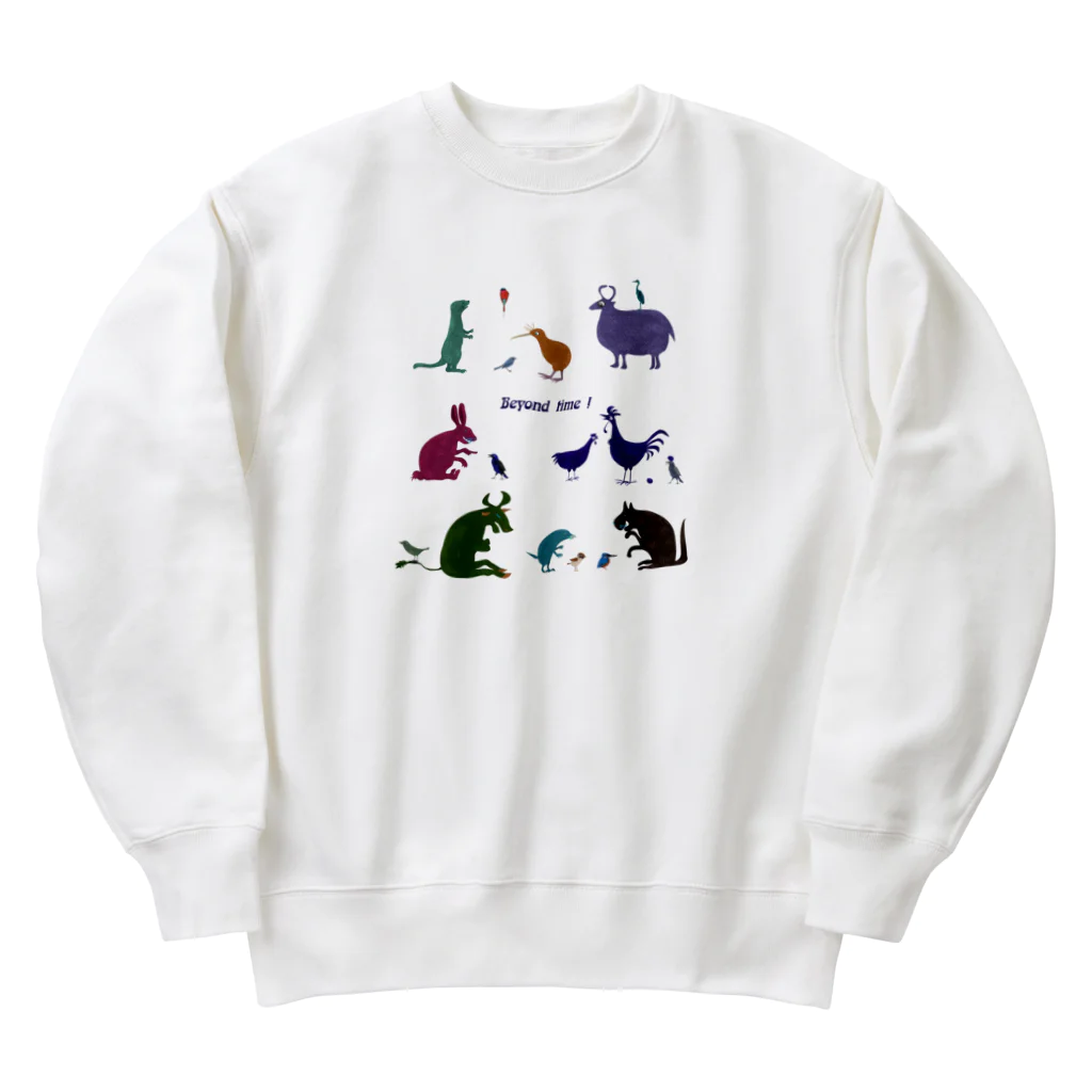 nachau7の動物たちからのメッセージ Heavyweight Crew Neck Sweatshirt