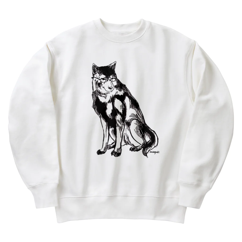 made blueのMEGANE-Dog. Heavyweight Crew Neck Sweatshirt