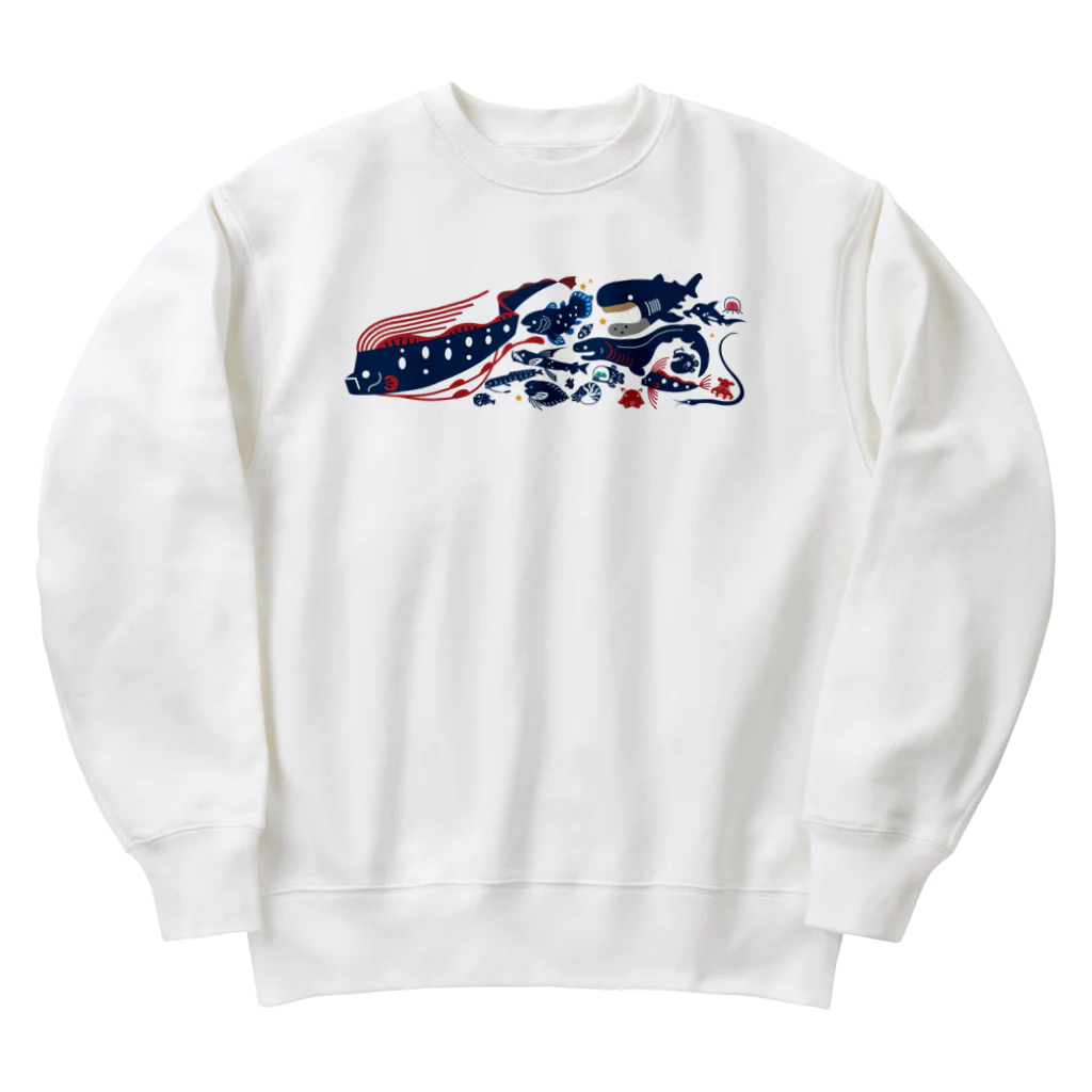 みなとまち層の深海魚A Heavyweight Crew Neck Sweatshirt